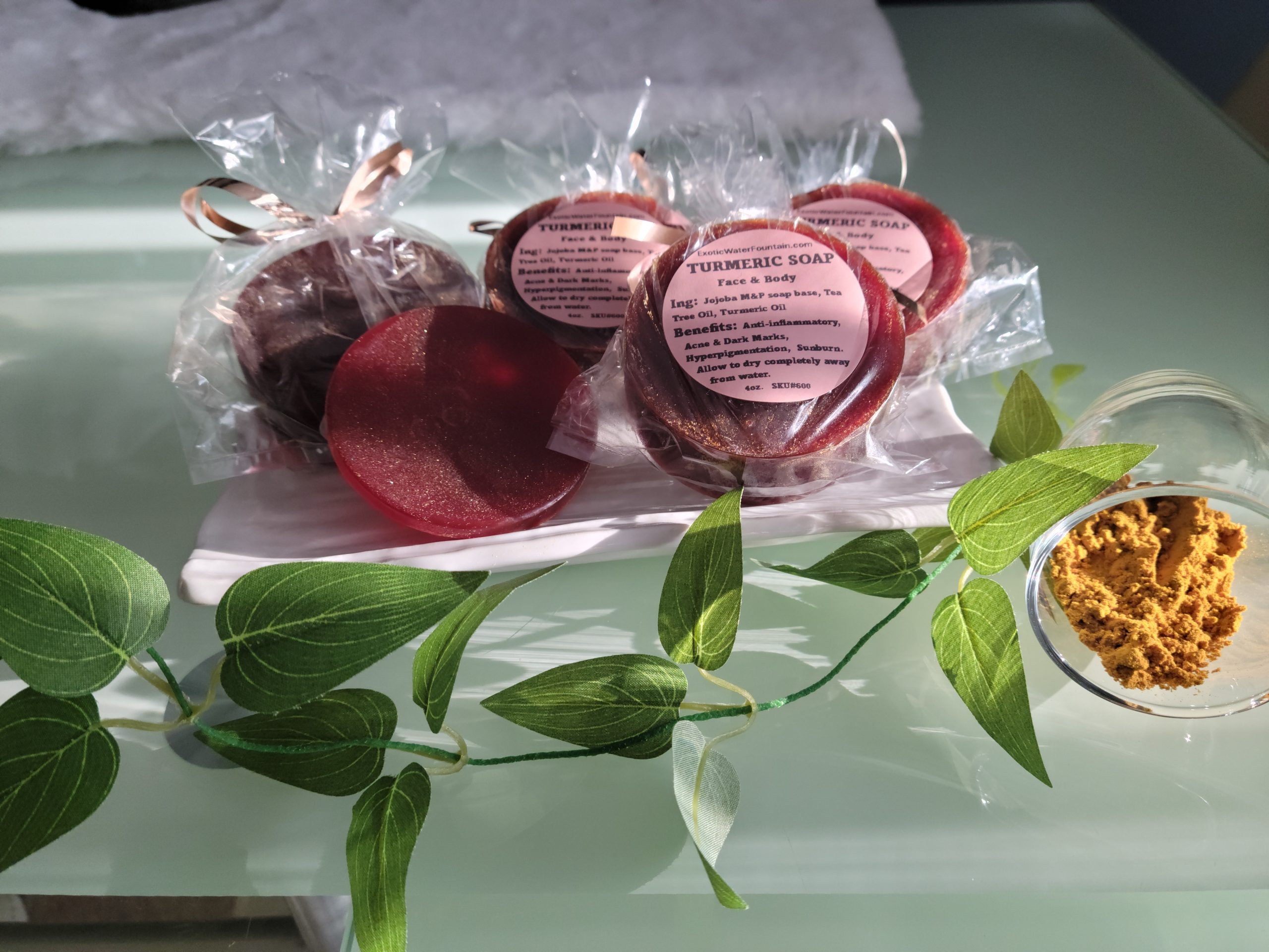 Turmeric Face & Body Soap - Image 2